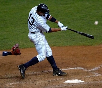 A-Rod tied the game in the ninth w/ a 2R HR